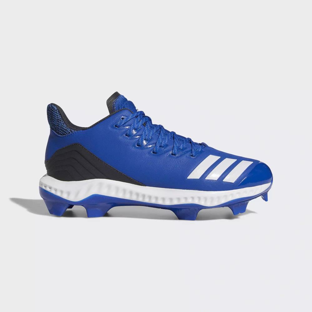 Adidas Icon Bounce TPU Spikes De Beisbol Azules Para Hombre (MX-63800)